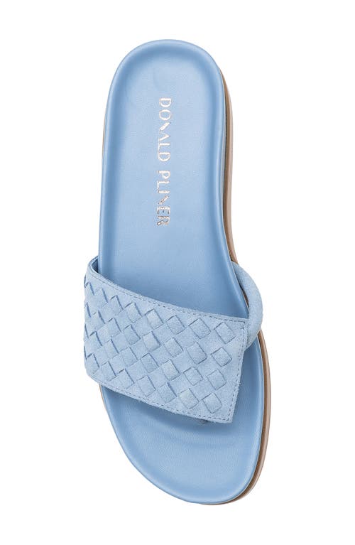 Shop Donald Pliner Fifi Platform Wedge Flip Flop In Denim