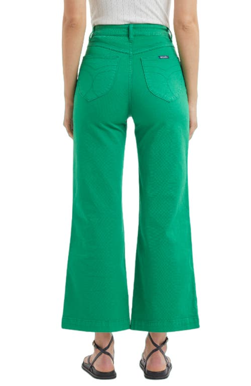 Rolla's Sailor High Waist Wide Leg Jeans In Grass