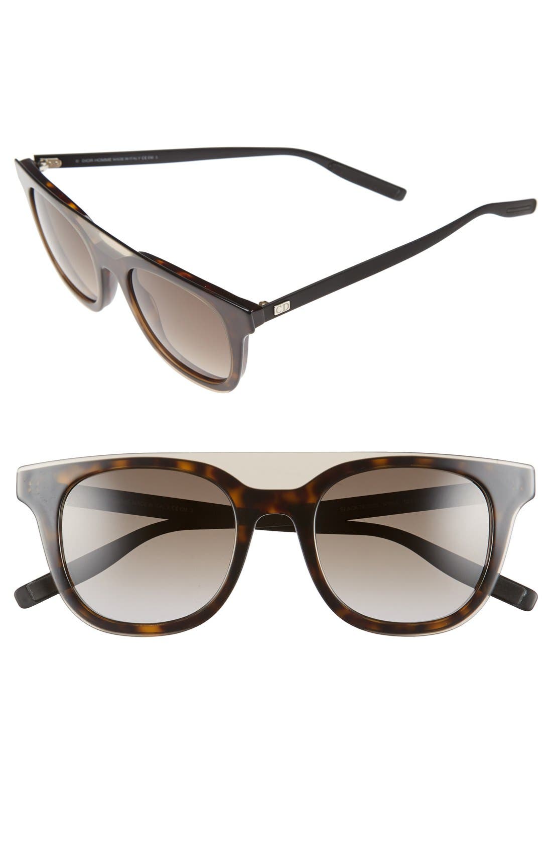 christian dior homme black tie sunglasses