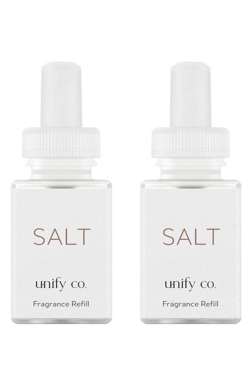 Pura X Unify Co. 2-pack Diffuser Fragrance Refills In Salt