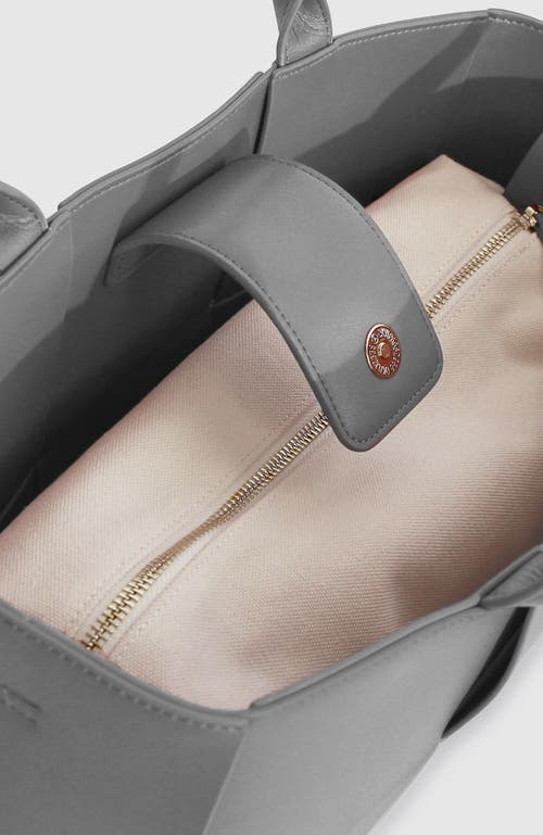 Belle & Bloom Long Way Home Woven Tote In Grey