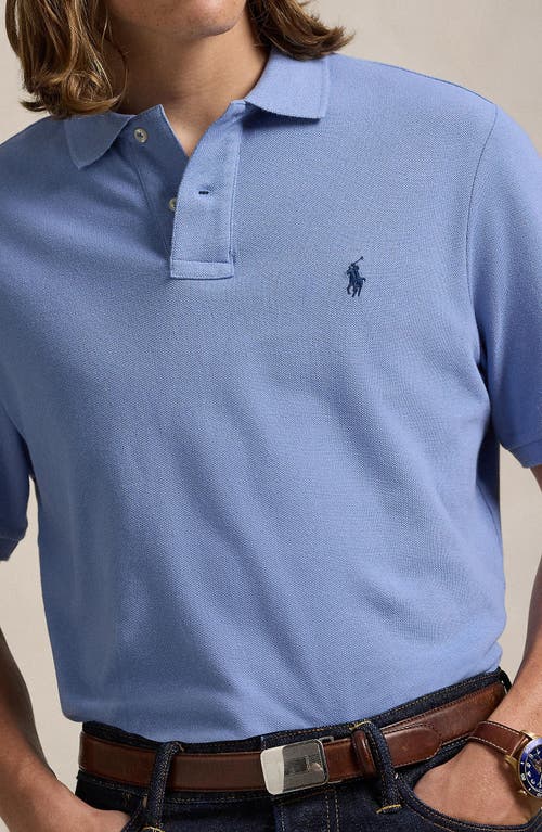 Shop Polo Ralph Lauren Classic Fit Mesh Polo In Campus Blue