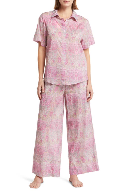 Papinelle Nahla Cotton Voile Pajamas Cashmere Rose at Nordstrom,