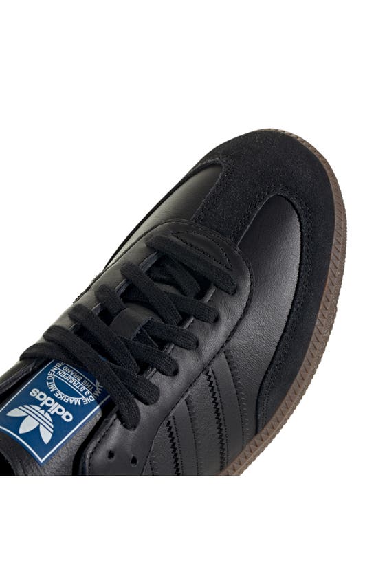 Adidas Originals Gender Inclusive Samba Og Sneaker In Core Black/ Core Black/ Gum5