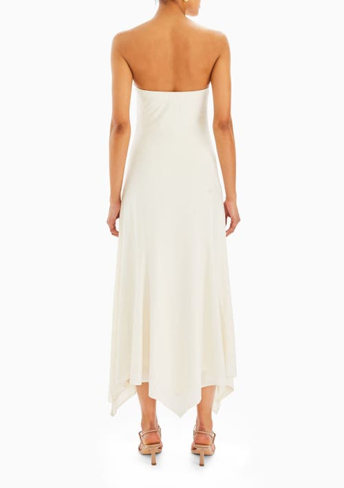 Shop Ser.o.ya Lucia Maxi Dress In Porcelain