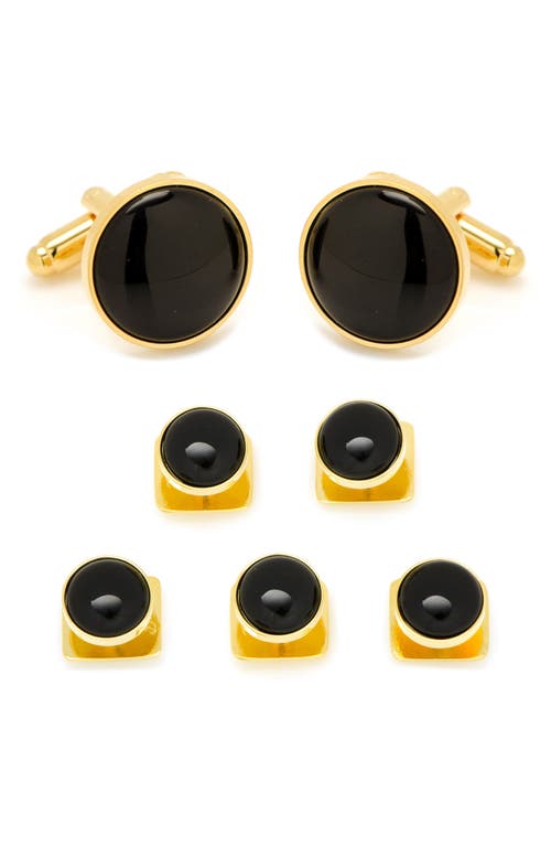 Cufflinks, Inc. Onyx Cuff Link & Stud Set in Black at Nordstrom