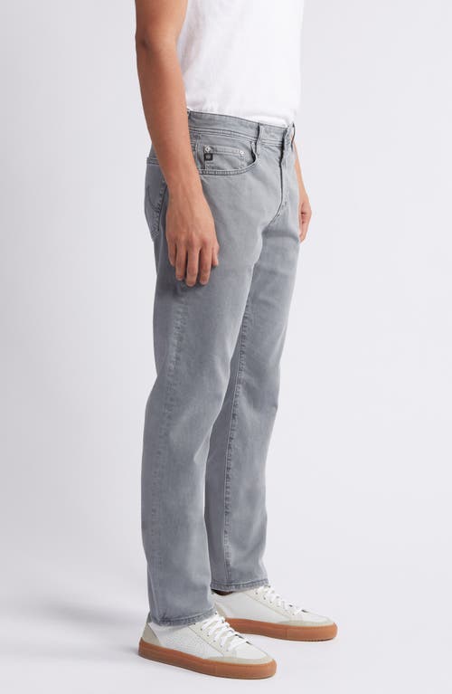 AG AG EVERETT SUEDED STRETCH SATEEN SLIM STRAIGHT LEG PANTS 
