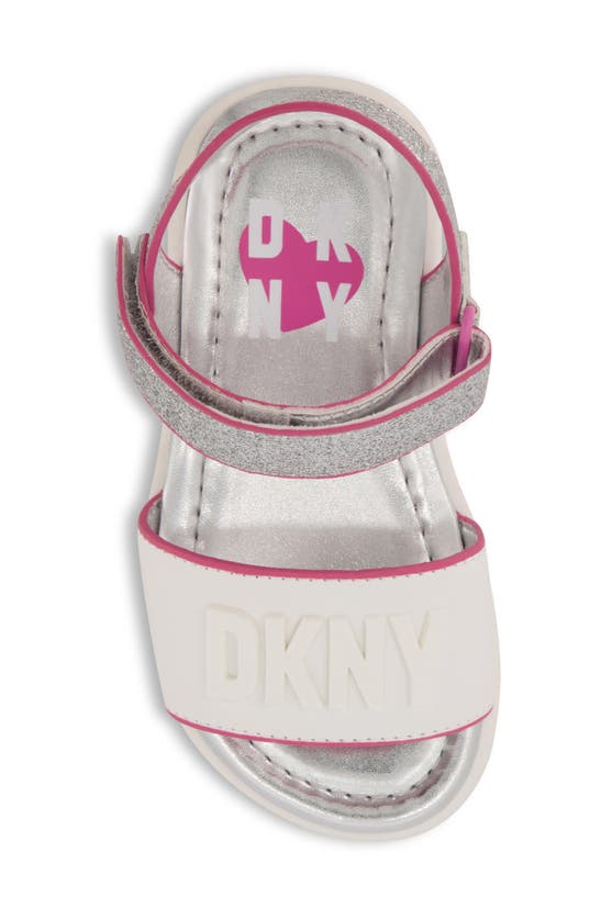 DKNY KIDS' JOSIE GLITTER SANDAL