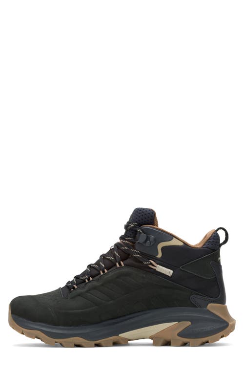 Merrell Moab Speed 2 Waterproof Hiking Boot In Black