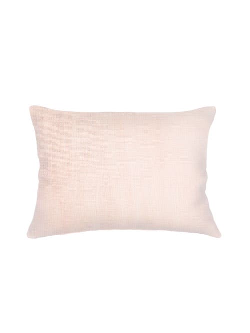 Anaya So Soft Linen Euro Pillow With Down Alternative Insert In Light Pink