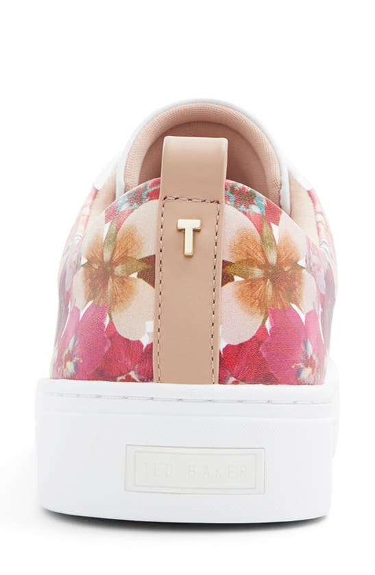 Shop Ted Baker London Alison Sneaker In White Multi