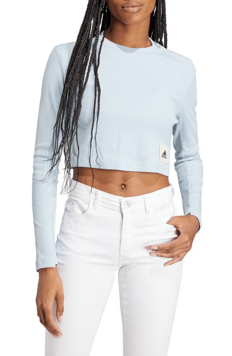 Ribbed Crop T-Shirt