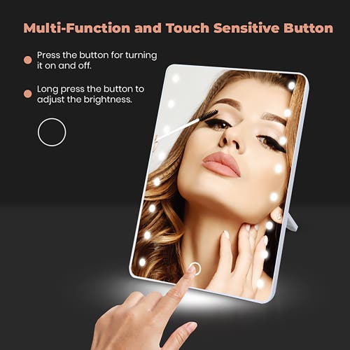 PURSONIC PURSONIC SMART MIRROR TOUCHSCREEN MAKEUP VANITY