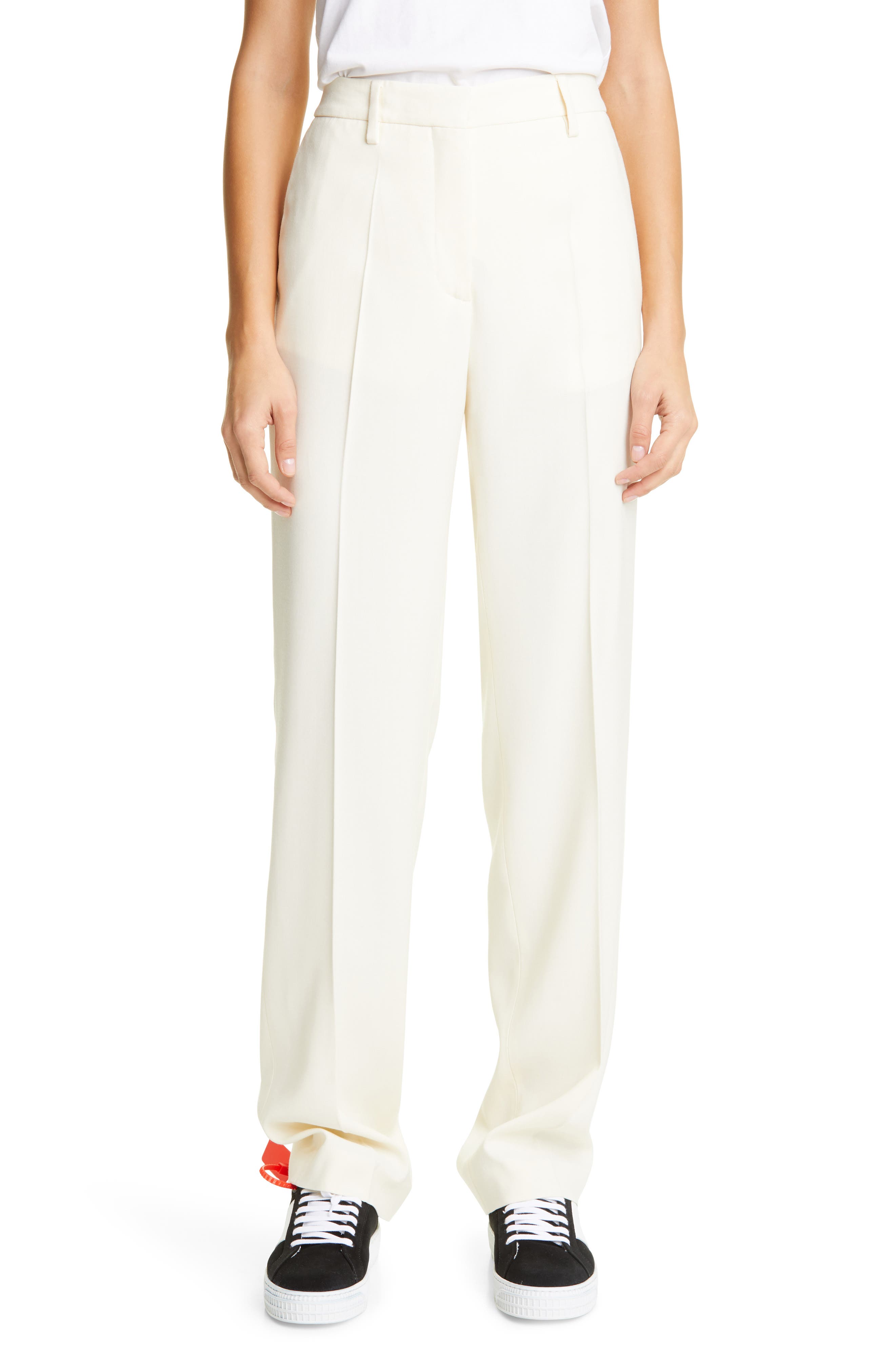 off white color pants