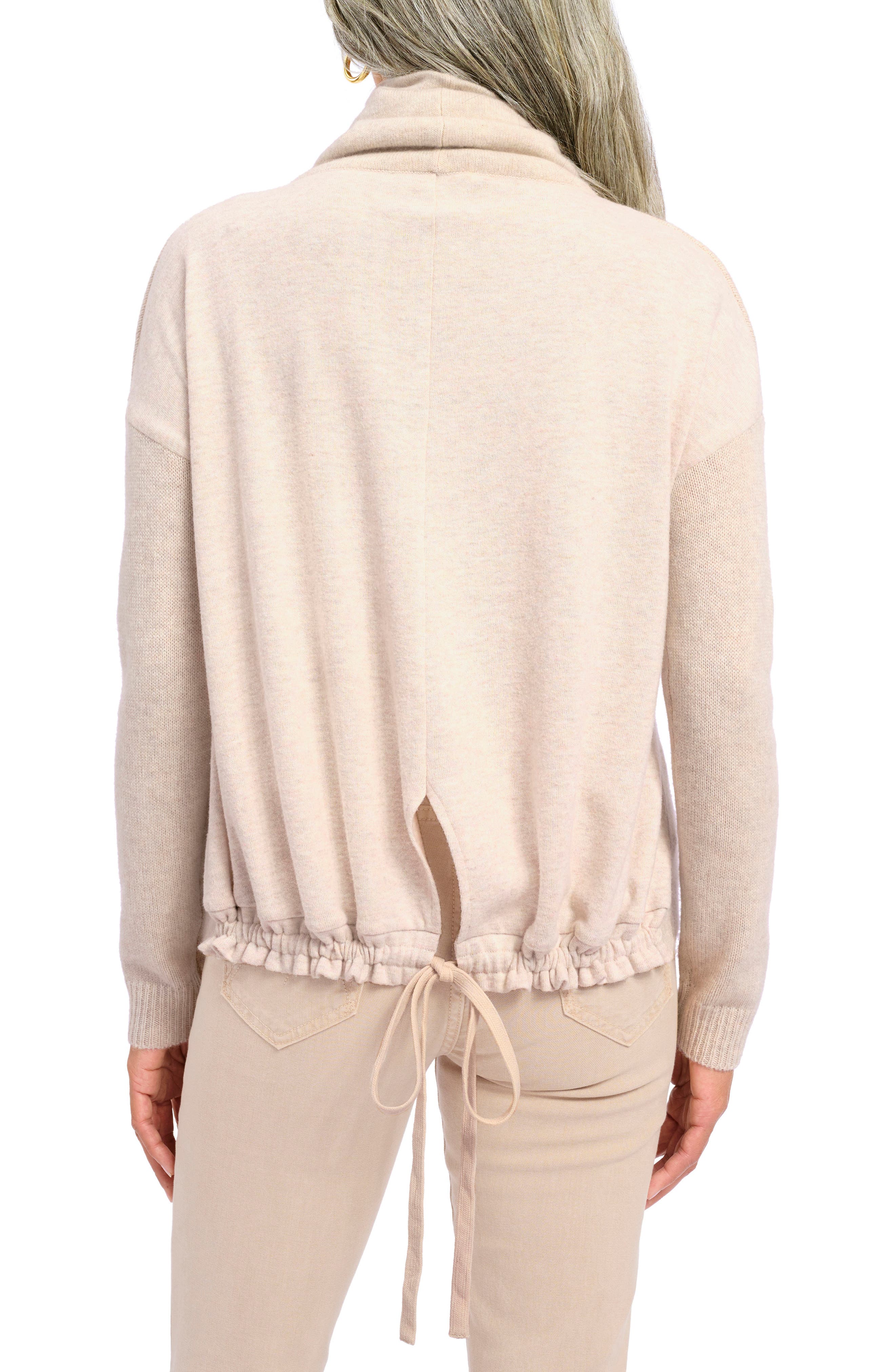 Splendid Mia Cowl Neck Cashmere Sweater 