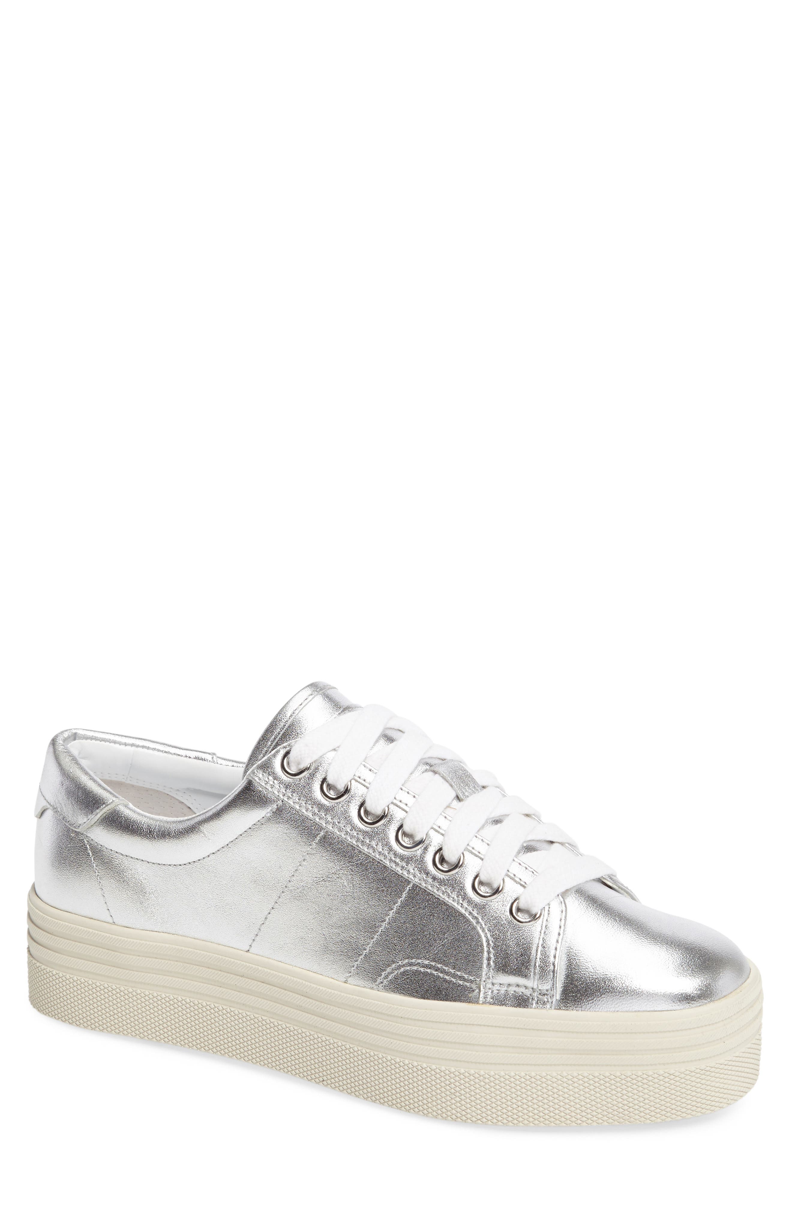 marc fisher ltd leather platform sneakers