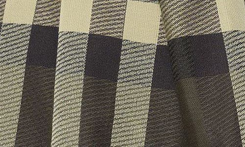 Burberry Georgie Check Compact Umbrella In Heath Ip Check