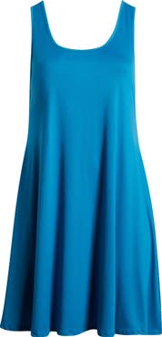 24seven Comfort Apparel Stretch Fit & Flare Dress