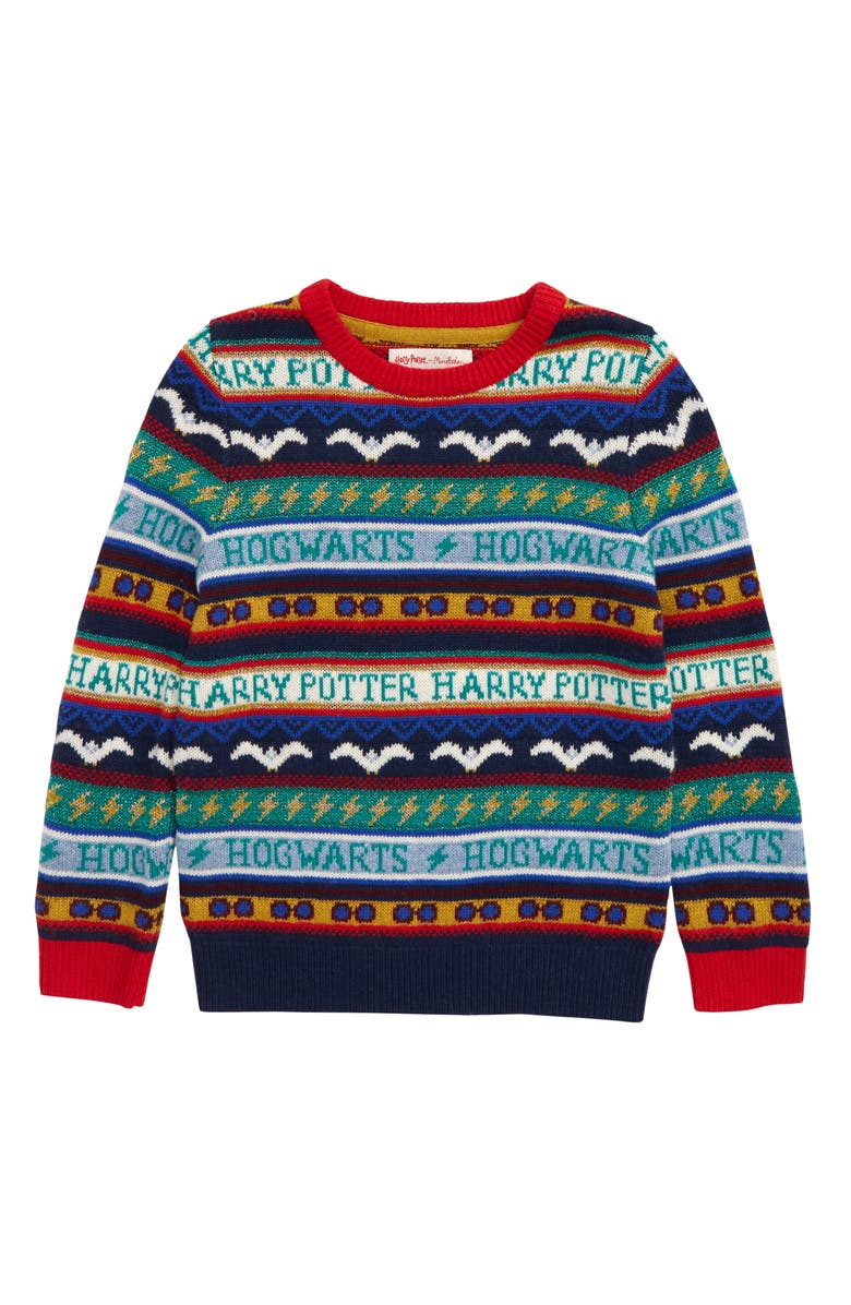 Mini Boden Harry Potter Fair Isle Sweater (Toddler Boys, Little Boys ...