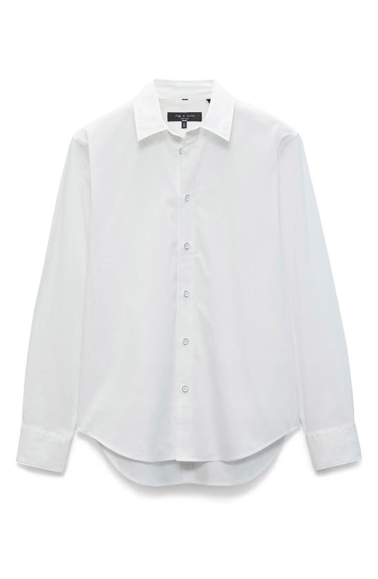 Shop Rag & Bone Tomlin Button-up Shirt In White