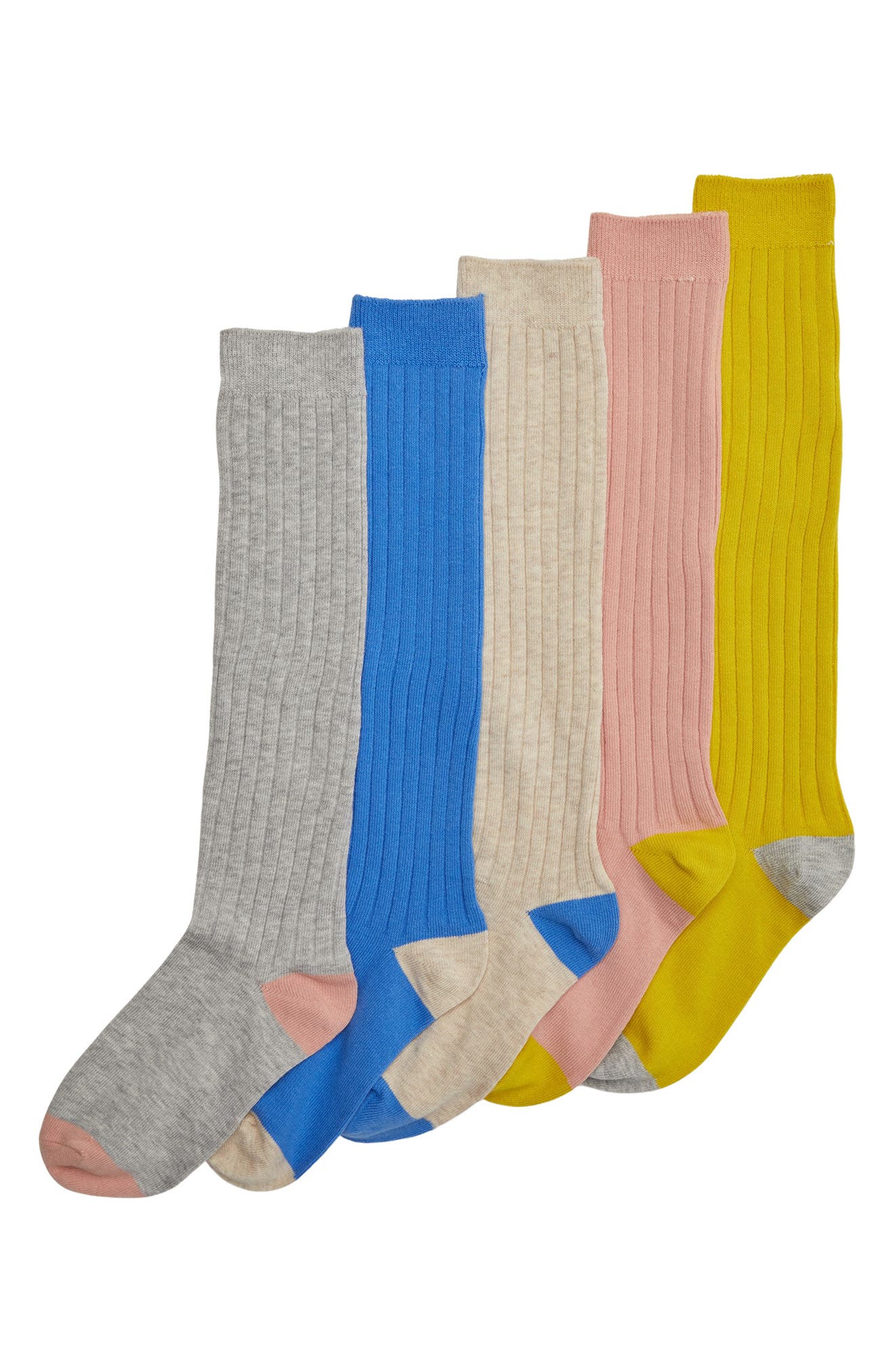 Mini Boden Kids' Assorted 5-Pack Cotton 