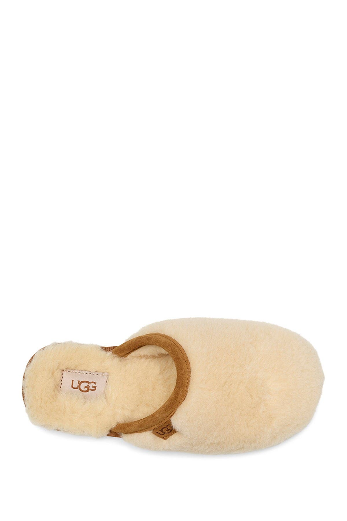 ugg fluffette shearling flat slippers