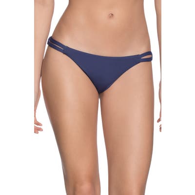 Maaji Split Signature Coverage Reversible Bikini Bottoms, Blue