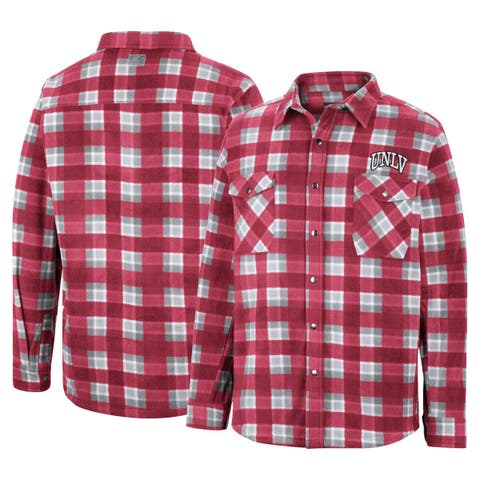 Men's NFL x Darius Rucker Collection by Fanatics Tan Arizona Cardinals Flannel Long Sleeve Button-Up Shirt Size: Small