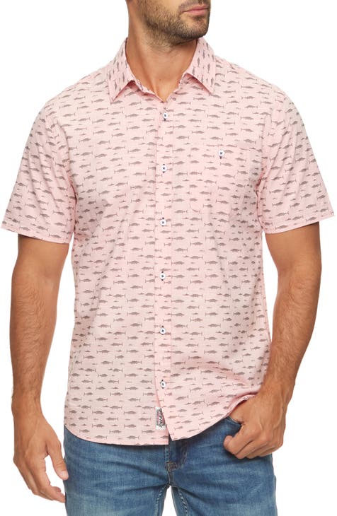 Fairfax Short Sleeve Fish Print Shirt