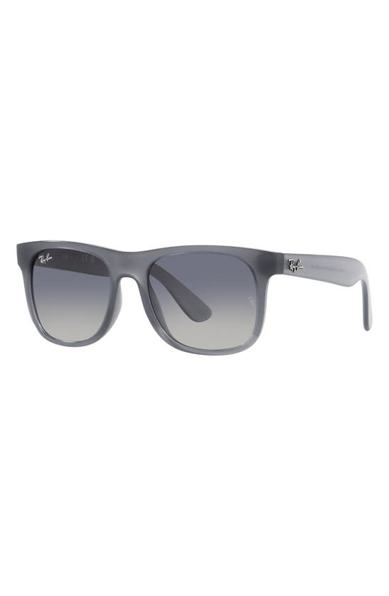 RAY BAN RAY-BAN KIDS' JUNIOR JUSTIN 48MM GRADIENT SMALL SQUARE SUNGLASSES