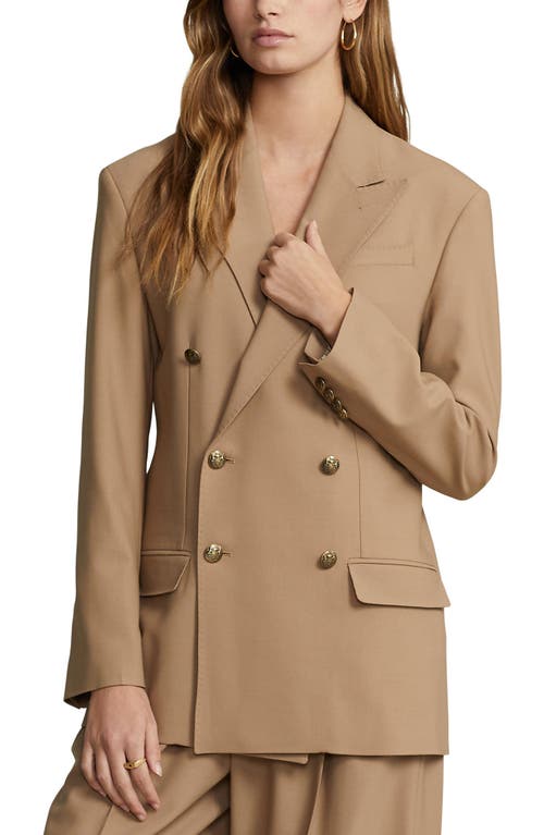 Polo Ralph Lauren Double Breasted Blazer Camel at Nordstrom,