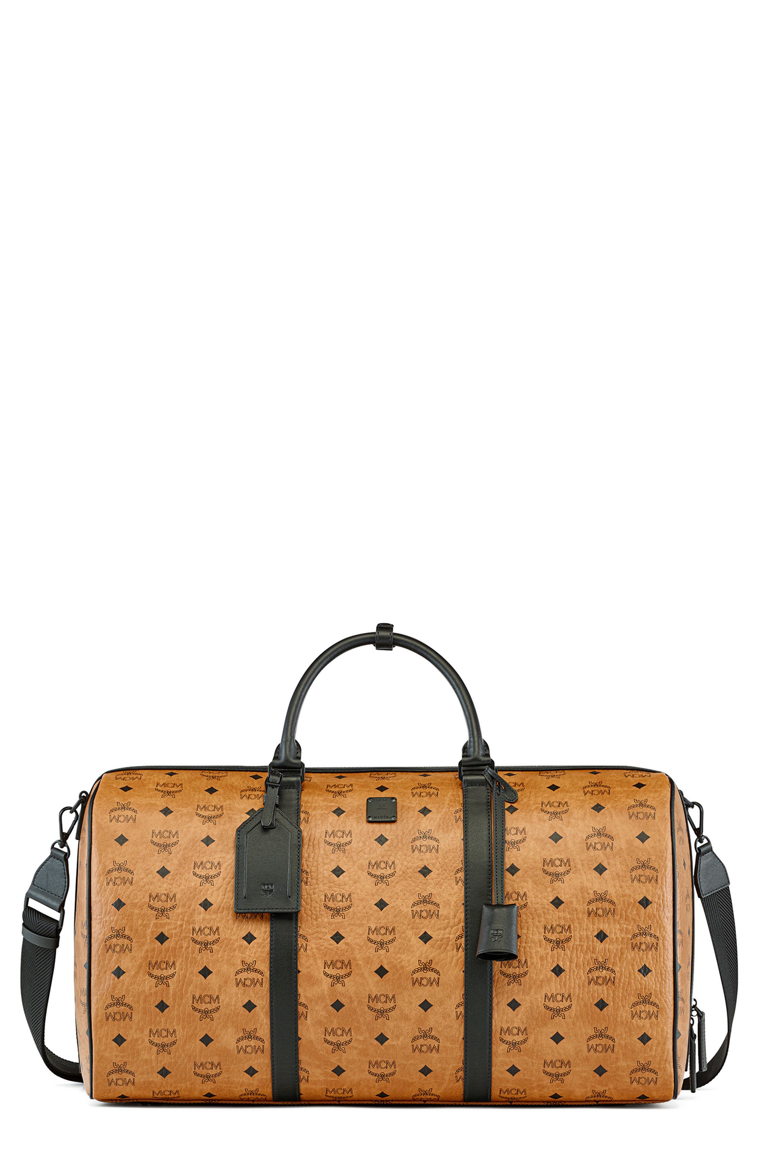 mcm rolling luggage