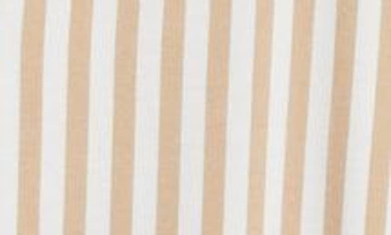 Shop Nordstrom Moonlight Eco Short Pajamas In Beige Hummus Skinny Stripe