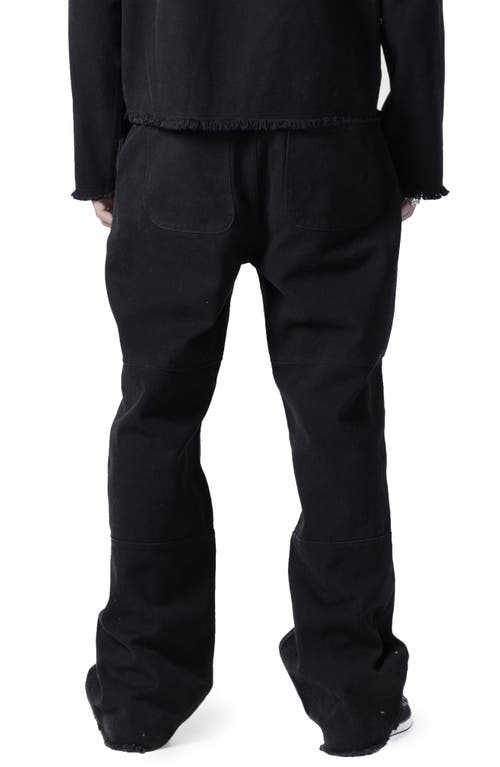 Shop Honor The Gift Washed Cotton Canvas Pants In Black