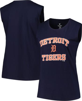Profile Heather Grey Detroit Tigers Plus Size Pullover Hoodie