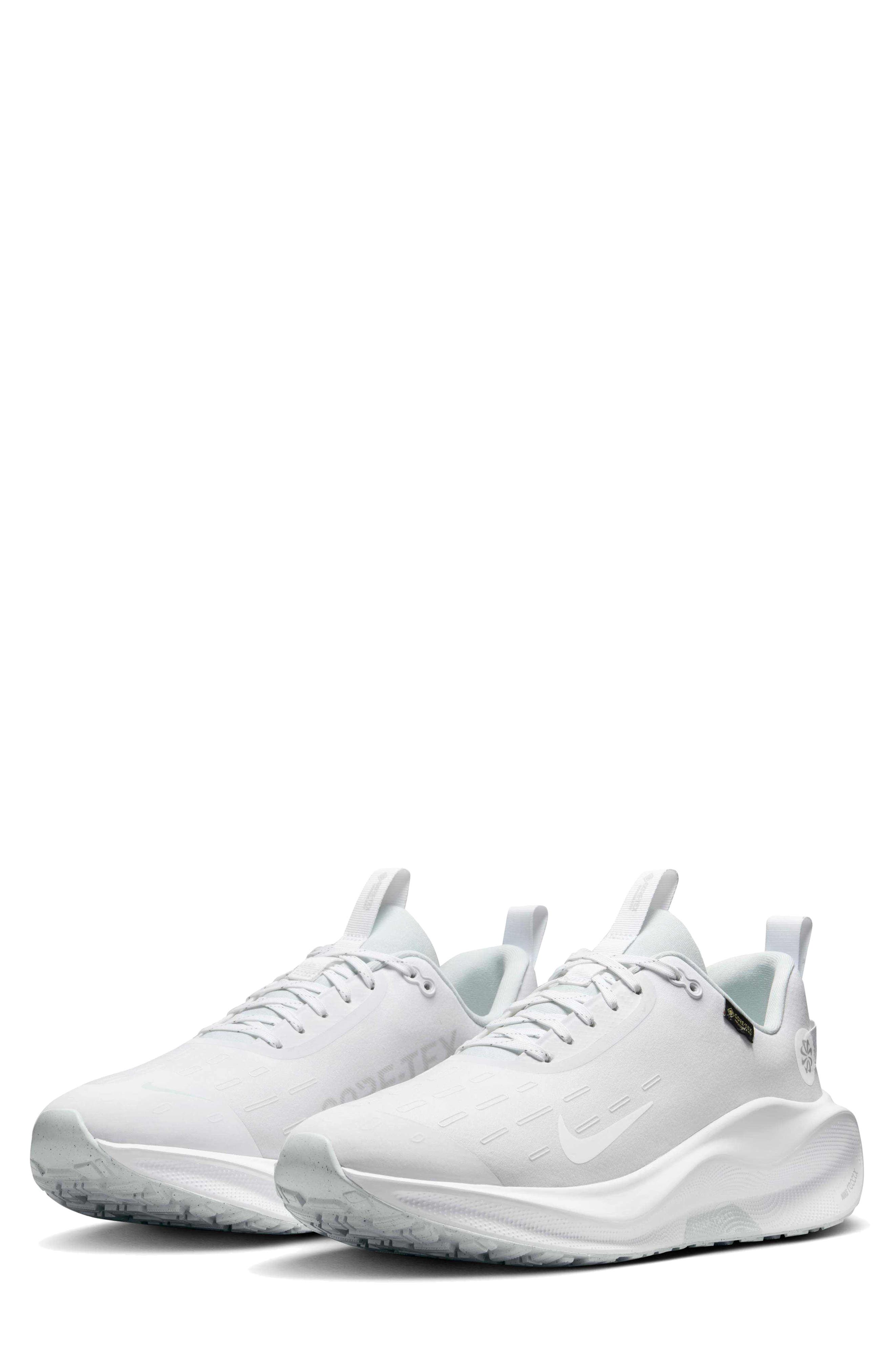 Nike InfinityRN 4 Running Shoe in White/Pure Platinum/White Cover