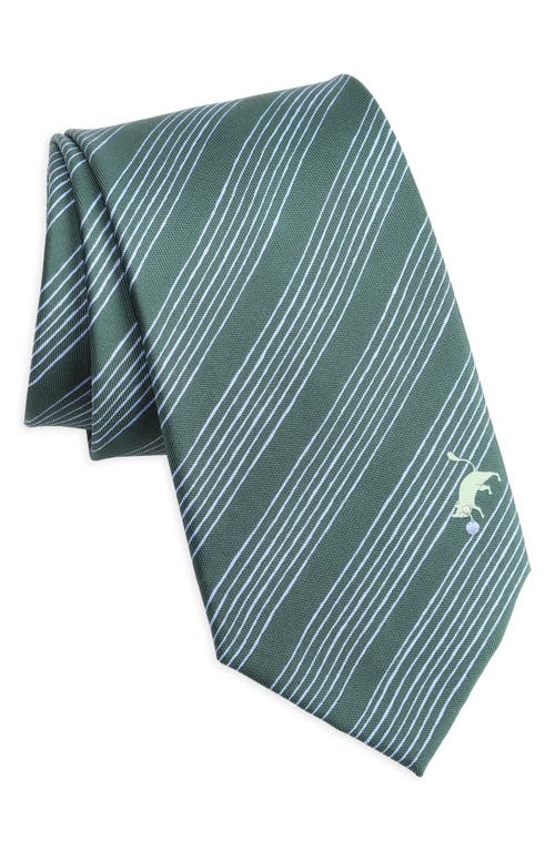 FERRAGAMO Virgola Silk Tie in Verde/Celeste at Nordstrom