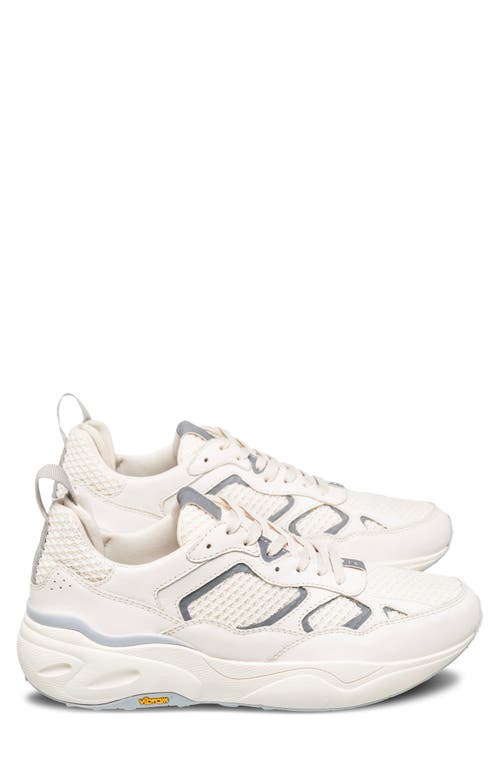 Shop Clae Salazar Sneaker In Off White Microchip