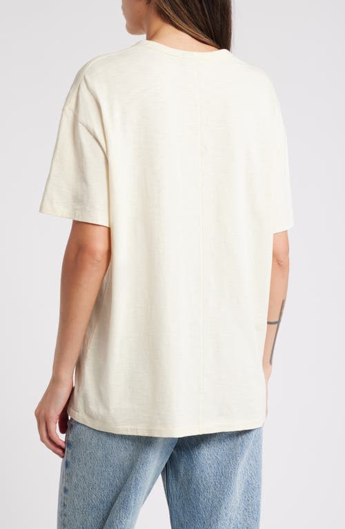 Shop Rag & Bone Astro Cotton Graphic T-shirt In Off White