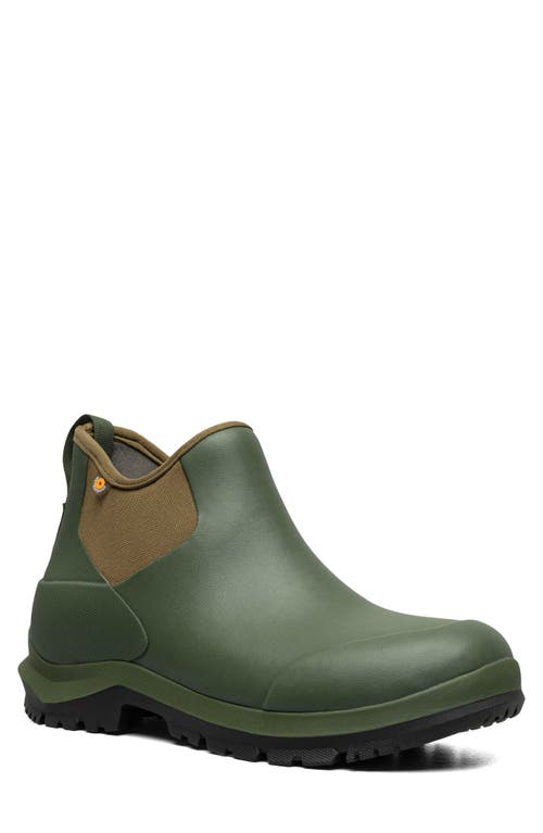 Sauvie Waterproof Chelsea Boot in Dark Green