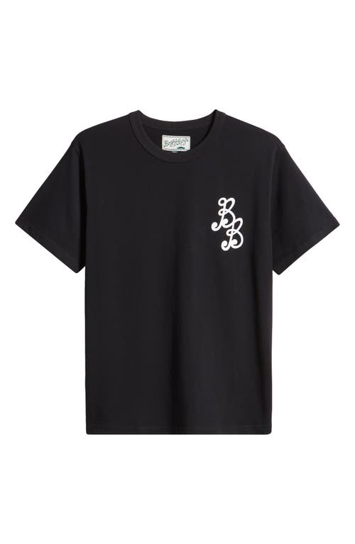 Shop Bogey Boys Essential Cotton Logo T-shirt In Black