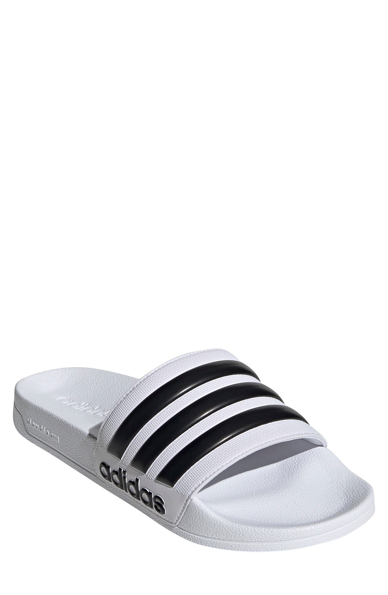 adidas slides rack room shoes