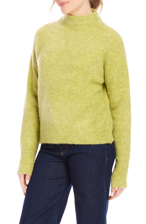 KAREN KANE KAREN KANE FUNNEL NECK BOUCLÉ SWEATER 