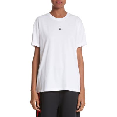 Stella Mccartney Ministar Logo Cotton Tee, US - White