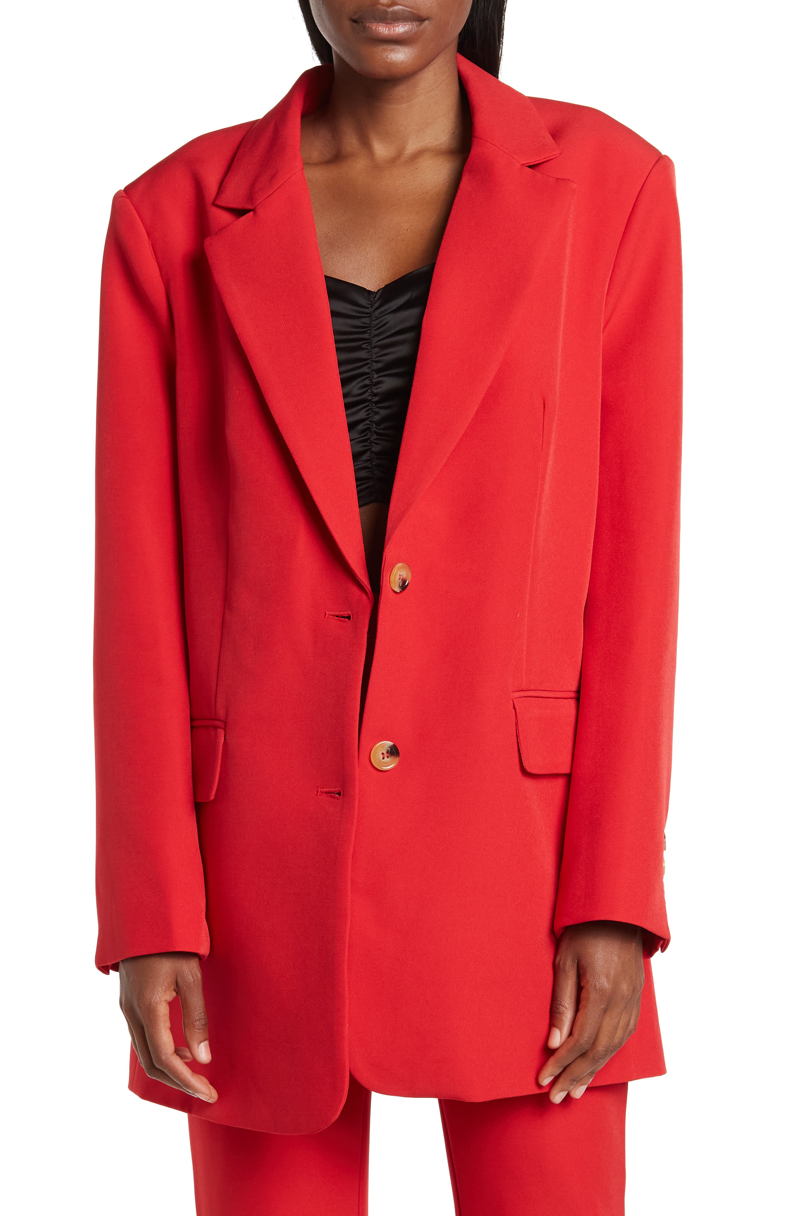 Women's red blazer nordstrom Clearance