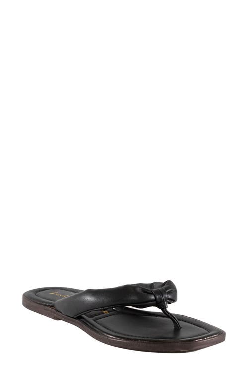 band of the free Solana Flip Flop in Black