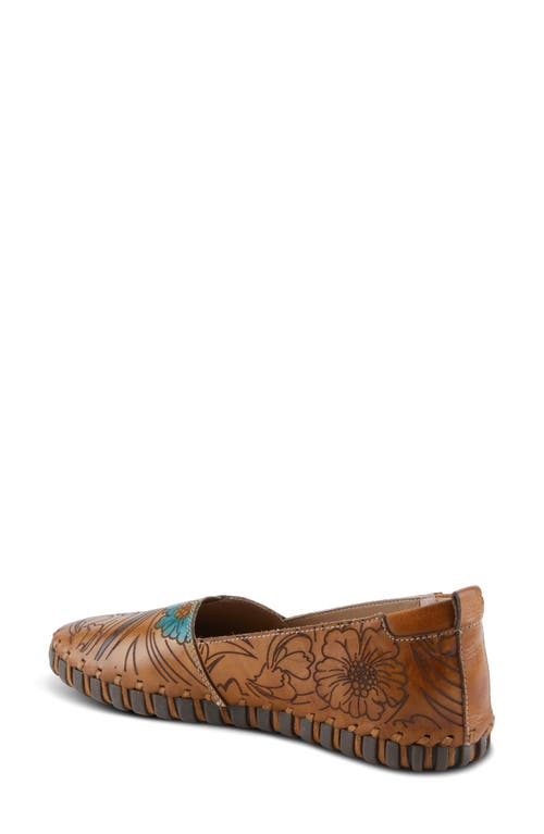 Shop L'artiste By Spring Step Modesty Flat In Camel Multi