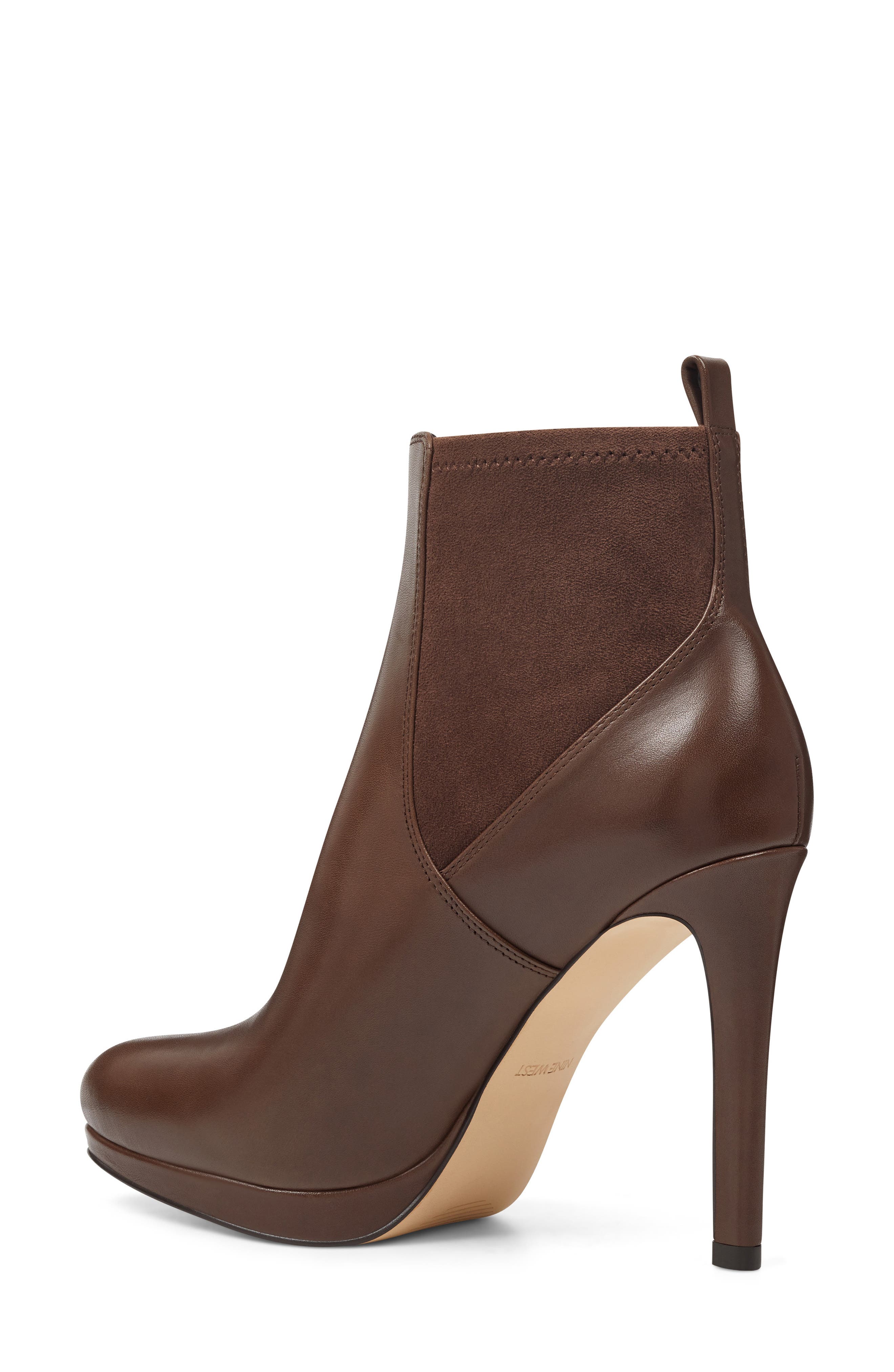 nine west quillin platform booties