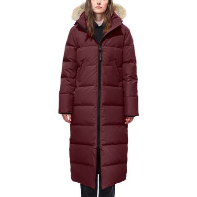 Canada Goose Mystique Down Parka With Genuine Coyote Fur Trim, (2) - Purple