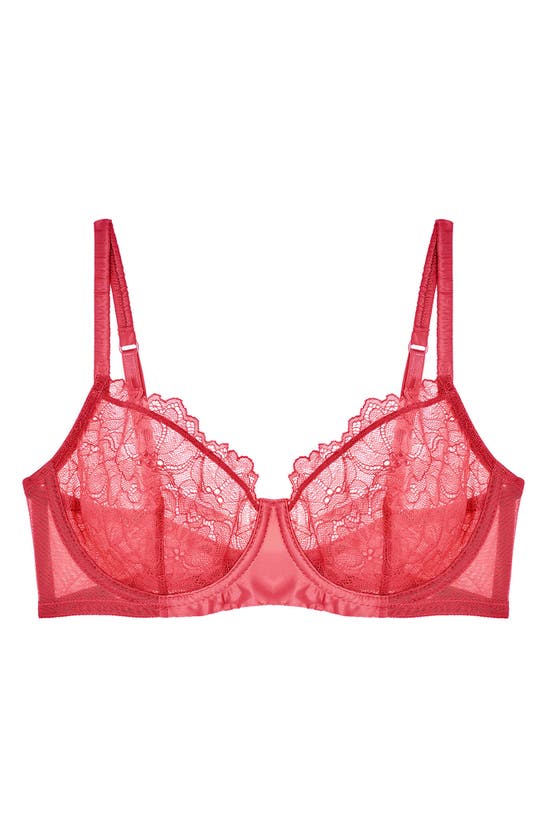 Journelle Lexi Underwire Unlined Demi Bra In Tulipe